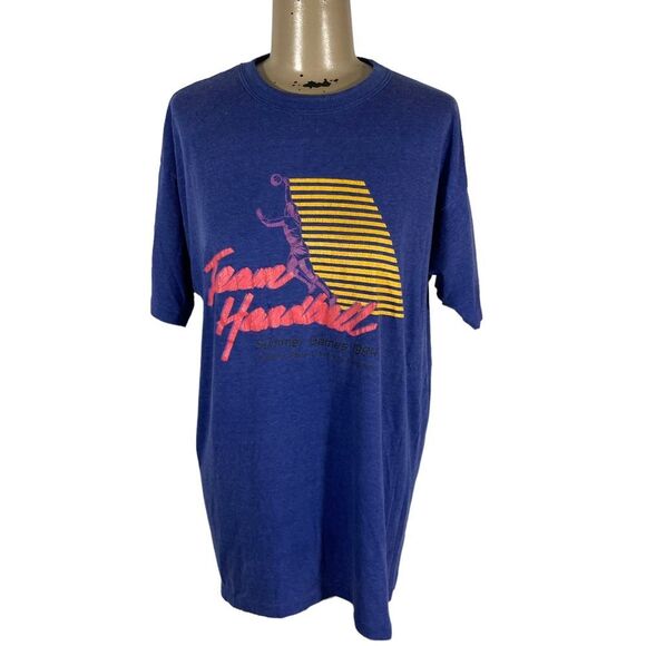V TG 80’s Cali State Fullerton Summer Games Hardball Team T-Shirt Sz XL - Picture 1 of 4